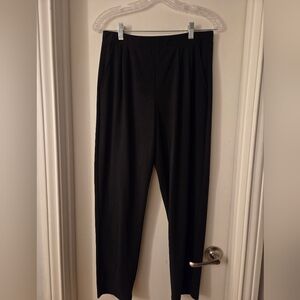 Leith Elegant Black Straight Leg Trousers Sz M